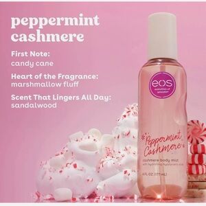 EOS | Peppermint Cashmere Body Mist | Seasonal Holiday Special | Hydrating NWT